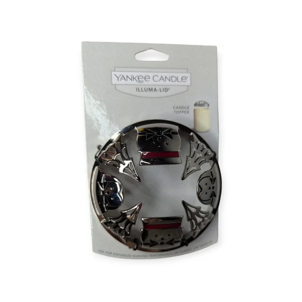 Yankee Candle Illuma Lid Jar Candle Topper- Snowman NWT